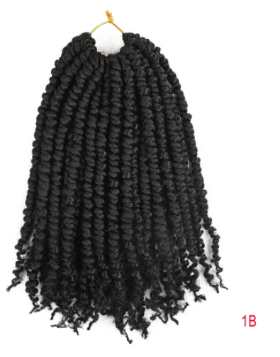 TOMO Pre-trenzado Passion Twist Crochet Trenzas sucias africanas Cabello de ganchillo