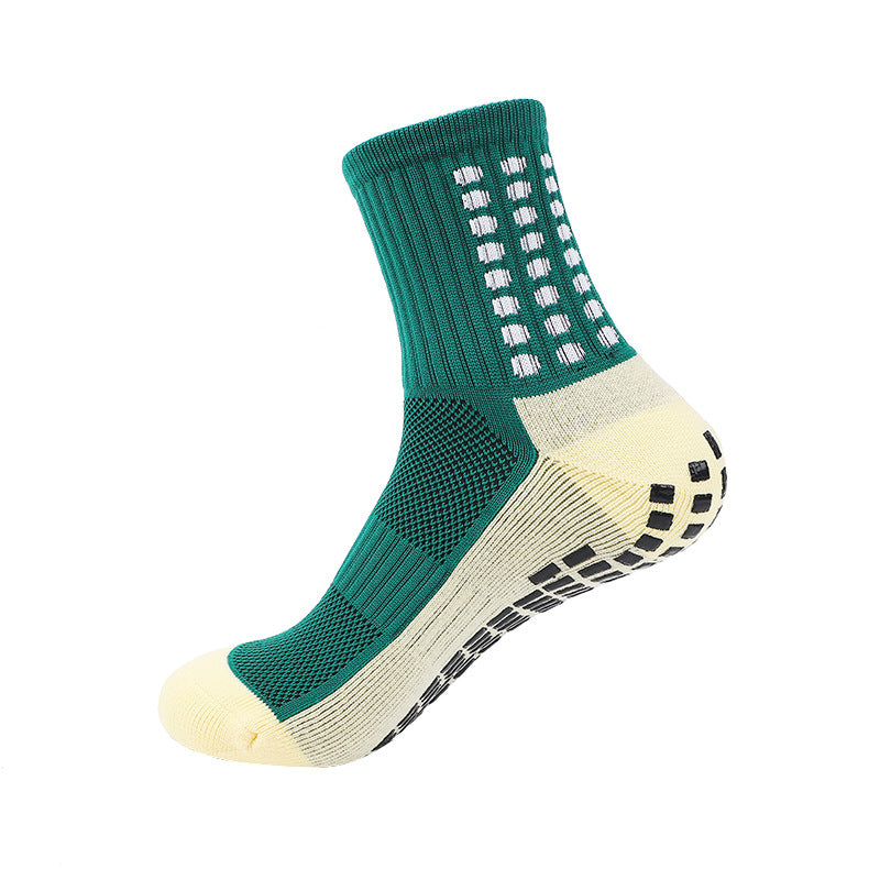 Professioneller Trainingswettbewerb, dicker Handtuchboden, Mittelrohr, Kleberabgabe, rutschfeste Sportsocken