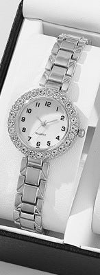 Reloj de cuarzo con diamantes para mujer, moderno, todo fósforo