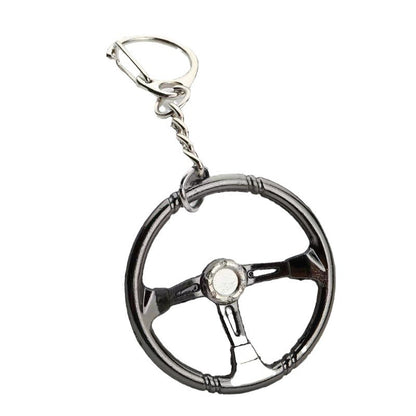 Racing Steering Wheel Cool Modification Car Key Ring