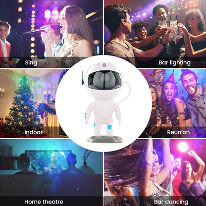 New Galaxy Projector Astronaut Starry Sky Projector Remote Control Music Laser