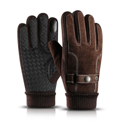 Warme Handschuhe Herren Herbst- und Winter-Touchscreen-Handschuhe