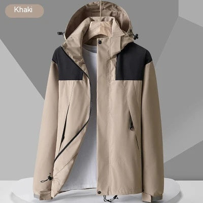 Outdoor-Shelljacke mit Kapuze für Männer und Frauen