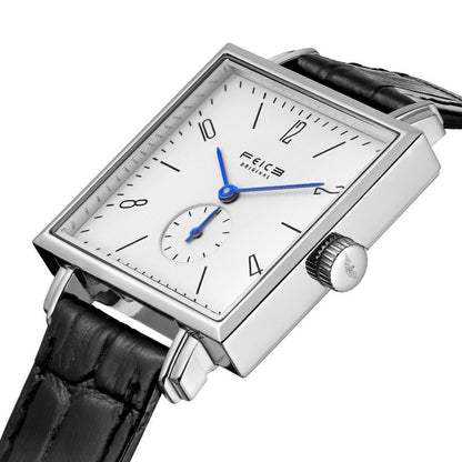 Reloj de cuarzo cuadrado simple de moda para hombres y mujeres