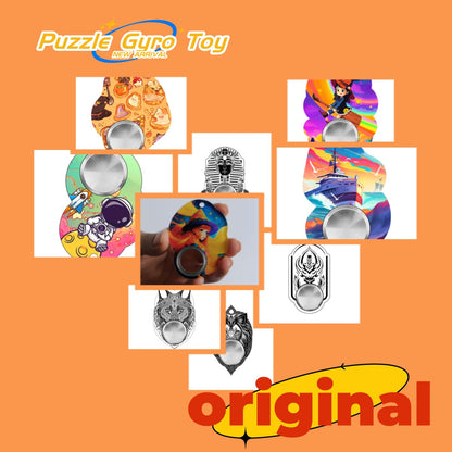 Original Puzzle Gyro Spielzeug Fidget Spinner Spielzeug Schlüsselbund Hand Spinner Anti-Angst Spielzeug Lindert Stress Finger Spinner