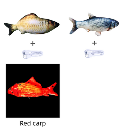 Ohne Cat Nip-Version – elektrisches springendes Fischsimulations-elektrisches Fischspielzeug