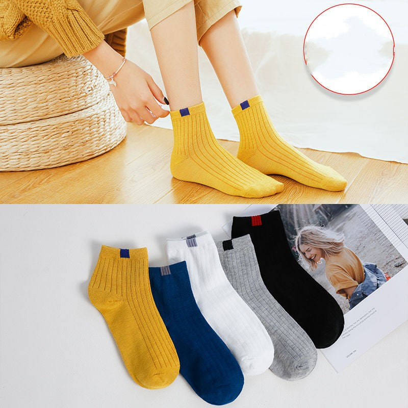 Men's And Women's Thin Mid-tube Socks