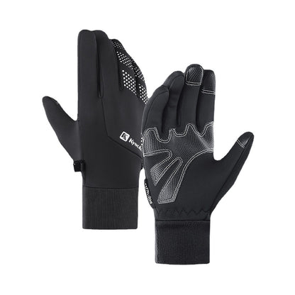 Outdoor Autumn And Winter Men's Warm Riding Gloves Touch Screen Wind-proof