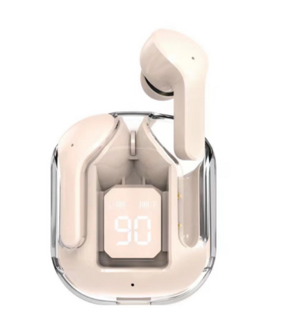 Nuevo Mini Auriculares inalámbricos con Bluetooth transparentes pantalla Digital ENC reducción de ruido verdadero inalámbrico deportivo música