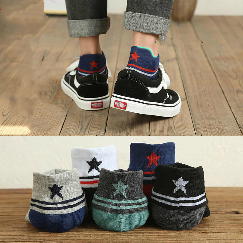 Herren-Crew-Socken, dünn, atmungsaktiv, kurzärmelig