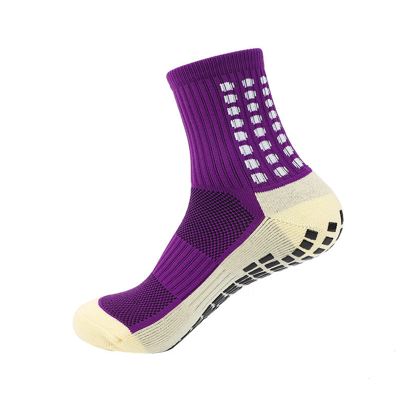 Professioneller Trainingswettbewerb, dicker Handtuchboden, Mittelrohr, Kleberabgabe, rutschfeste Sportsocken