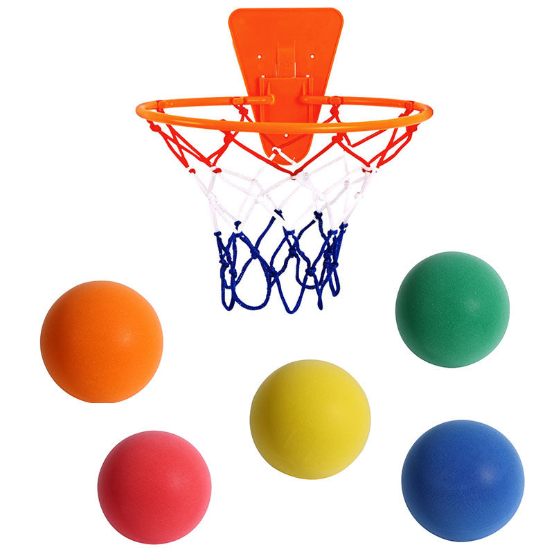 Pelota deportiva silenciosa de espuma de alta densidad para interiores, pelota elástica suave de baloncesto silenciosa, juegos de juguetes deportivos para niños