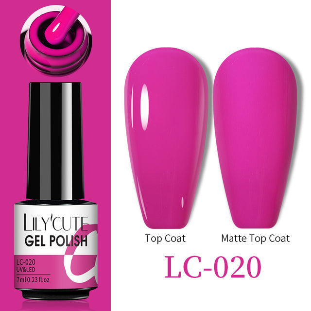 Esmalte de uñas en gel térmico que cambia de color