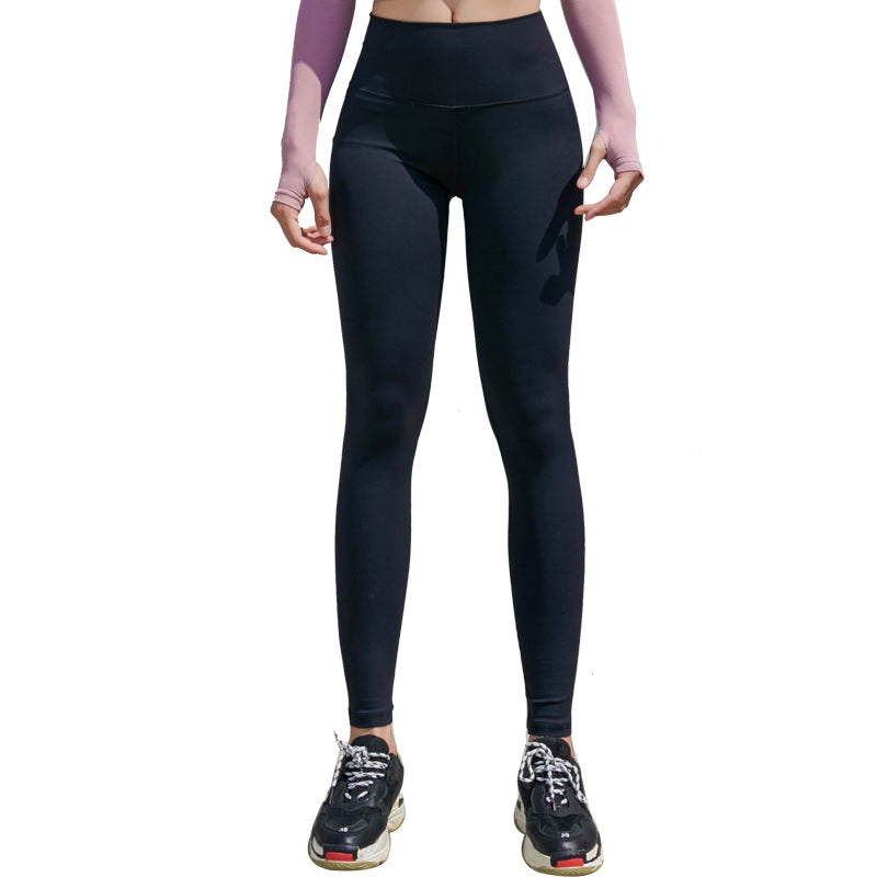 Leggings für Damen, hinten, Taille, Kreuzgürtel, Hüftlift