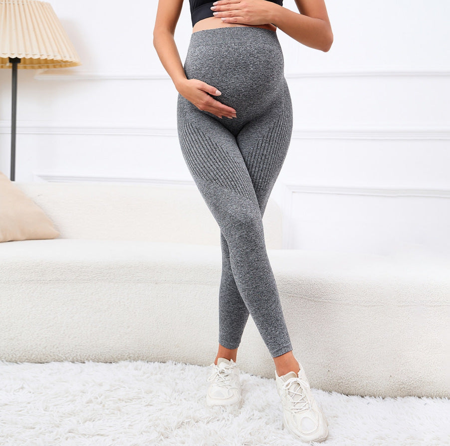 Three-dimensional Belly Support High Waist Pregnancy Yoga Pants