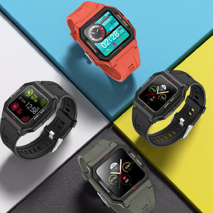 Smartwatch für mehrere Sportarten, Herzfrequenz, Blutdruck, Schlaf, Musik, IP68, wasserdicht