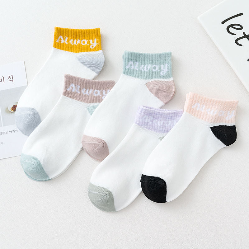 Men's And Women's Thin Mid-tube Socks