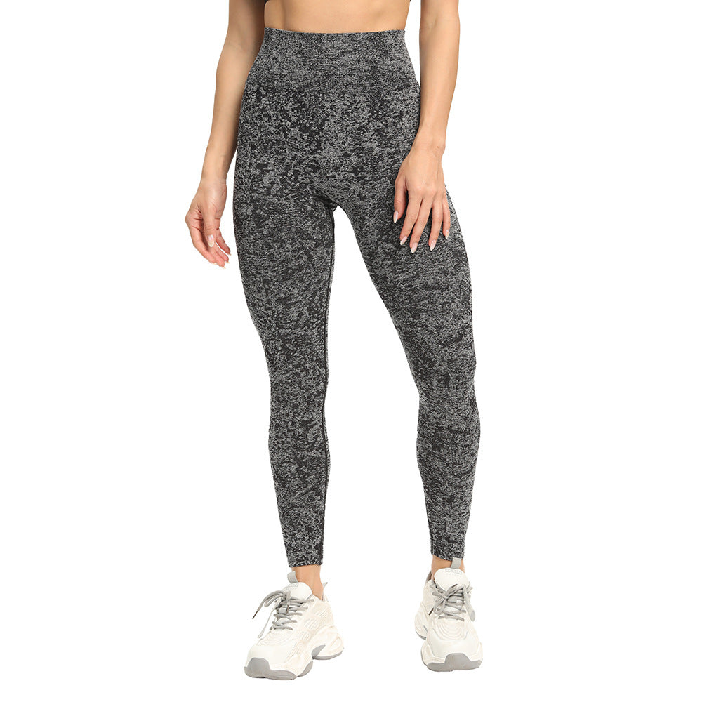 Los pantalones de yoga de las mujeres delgadas de la aptitud de los deportes de Wicking de la humedad hechos punto nylon