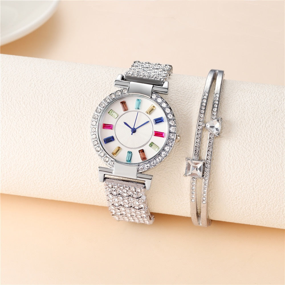 New Big Colorful Crystals Women's Watch