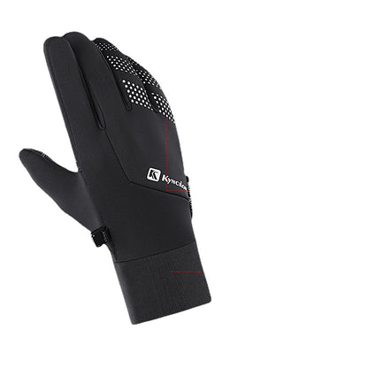 Guantes de montar cálidos para hombre, otoño e invierno, al aire libre, pantalla táctil, a prueba de viento