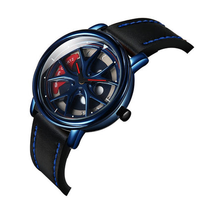 Reloj de cuarzo con cinturón deportivo creativo para hombre