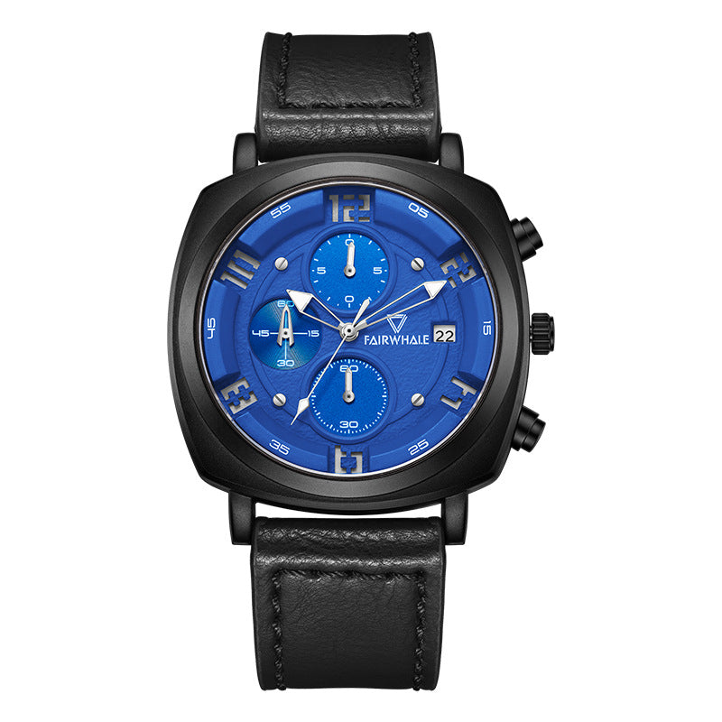 Reloj impermeable, elegante y versátil para hombre.