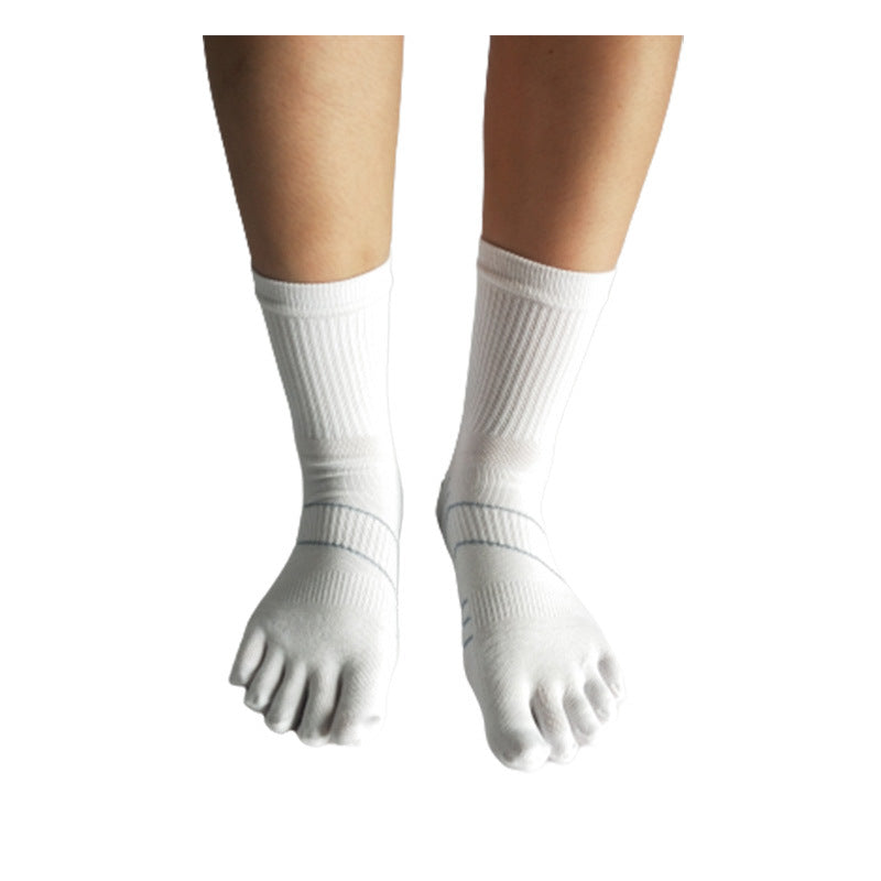 Men's Cotton Sports Five Finger Socks