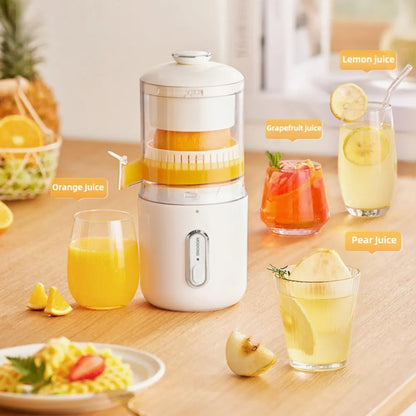 Multifunktionale Drahtlose Elektrische Entsafter Stahl Orange Zitrone Mixer USB Tragbare Mini Fruit Squeezer Druck Entsafter Küche