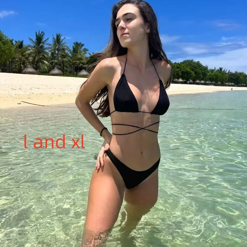 Traje de baño de bikini con banda transpirable para baño de playa