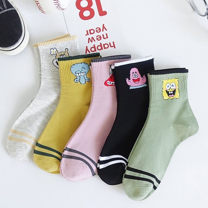 Men's And Women's Thin Mid-tube Socks