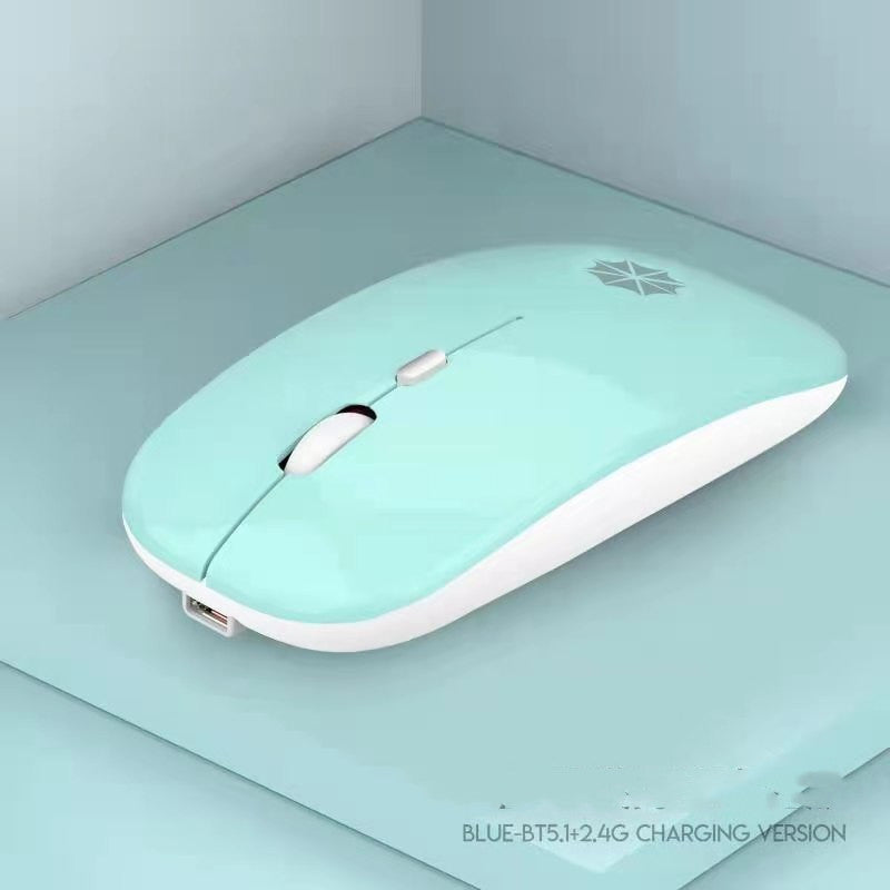 Stille stille Laptop-Gaming-Mädchen-Maus