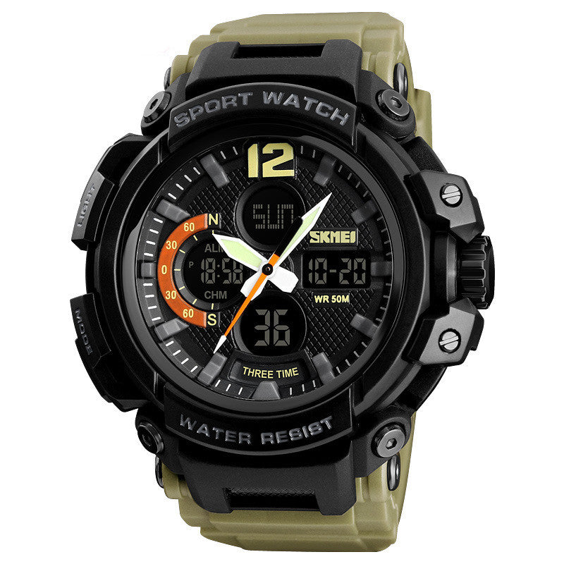 Men's Outdoor Sports Waterproof Electronic Sports Watch