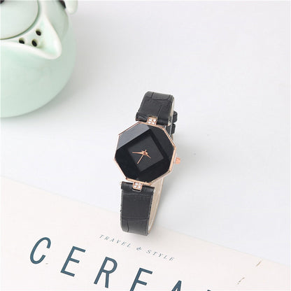 Reloj de mujer estilo coreano Retro artístico personalizado minoría de moda caja de regalo de cuarzo