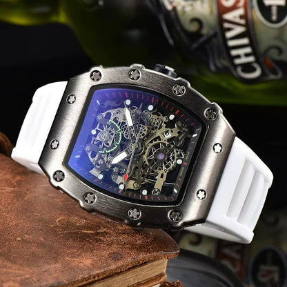 Reloj deportivo de barril hueco para hombre