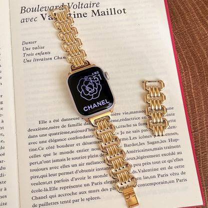 Watch 8 repräsentiert eine komplett passende Kette mit Iwatch765 Generation SE Metallringschnalle