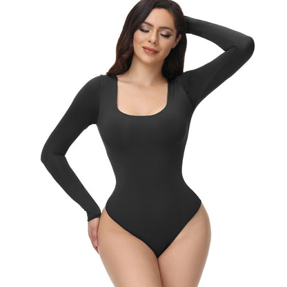 Seamless Bodysuit Shapewear Nude Bodysuit Training Clothes