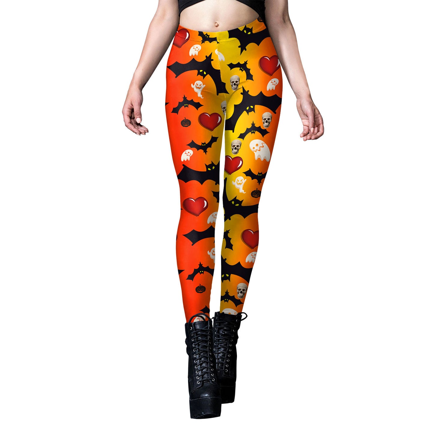 Halloween New Women's Leggings  Printed Yoga Pants