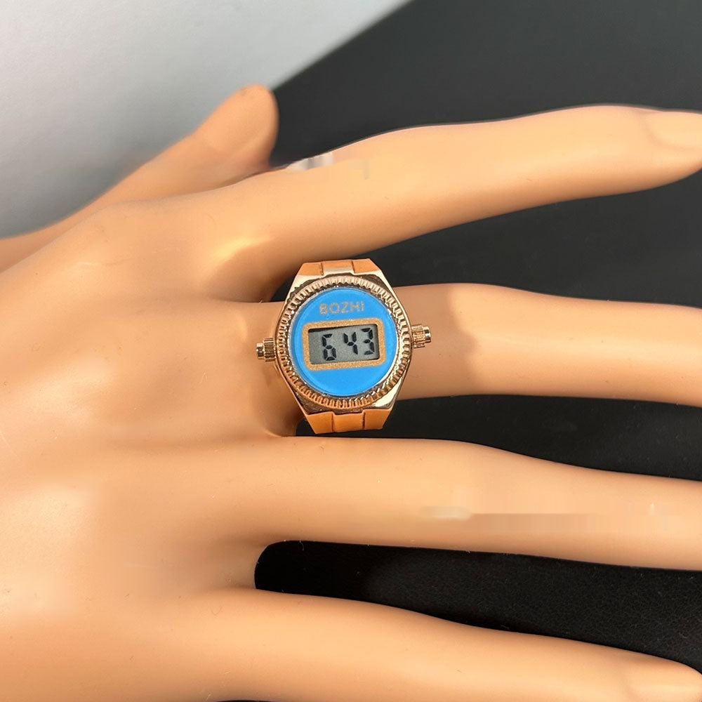 Women's Fashion Electronic Watch Mini Ring Watch