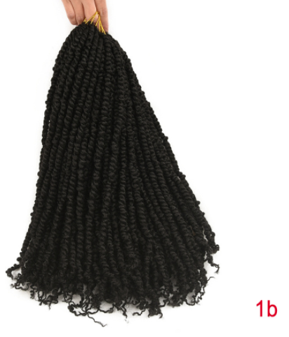 TOMO Vorgedrehtes Passion Twist Crochet African Dirty Braids Häkelhaar