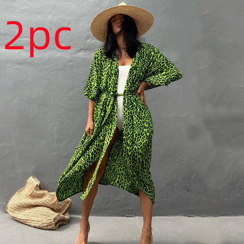 Polyester Damen Sonnenschutz Resort Strandkleid Überzug