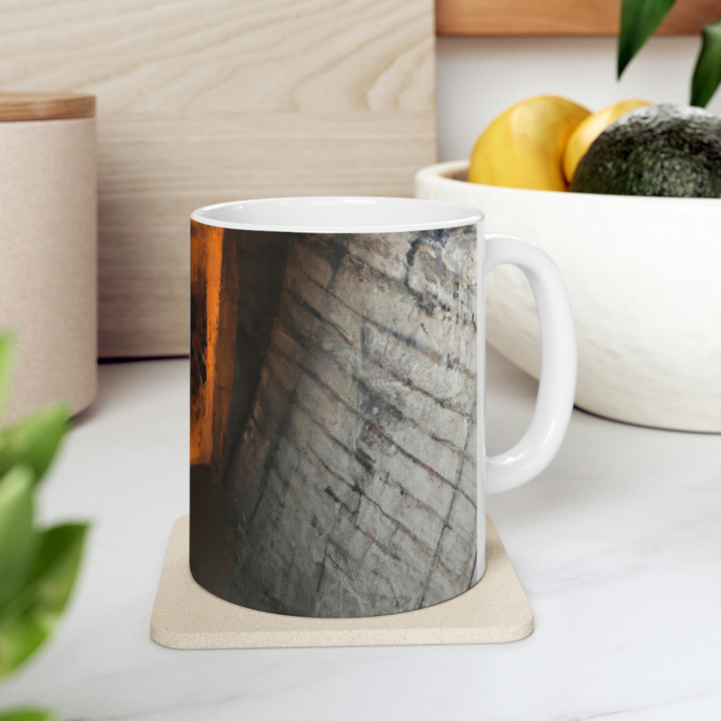 "Search for a Forbidden Abyss: Unveiling the Secret of the Underground City" - The Alien Ceramic Mug 11 oz