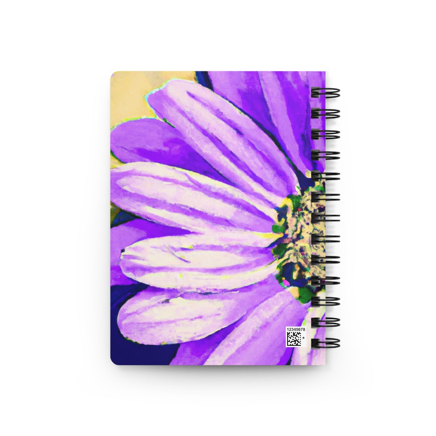 Purple Petals Popping: Create an Eye-Catching Daisy-Rose Fusion - The Alien Spiral Bound Journal