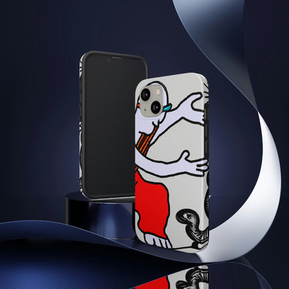 "El gentil abrazo de un monje ciego a un dragoncito perdido" - The Alien Tough Phone Cases