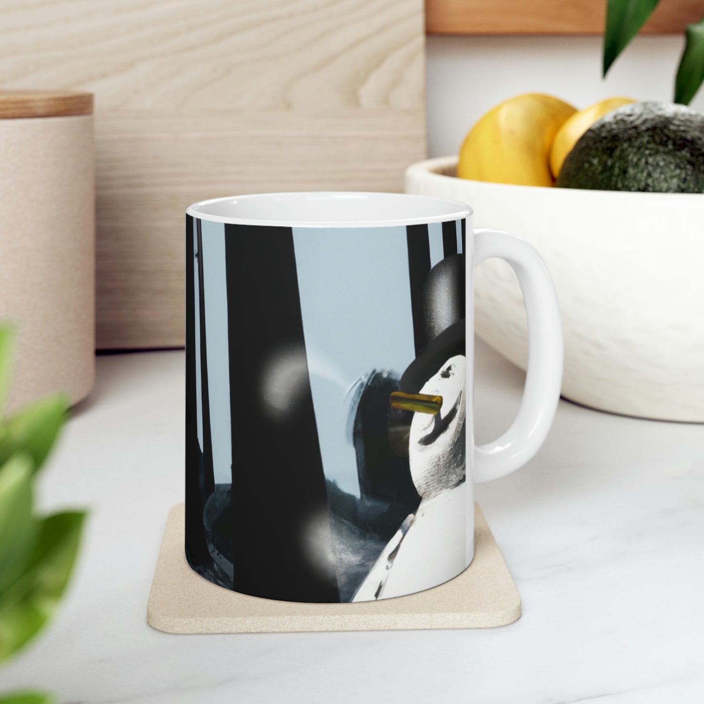 "Chilly Adventures in the Enchanted Forest" - The Alien Ceramic Mug 11 oz