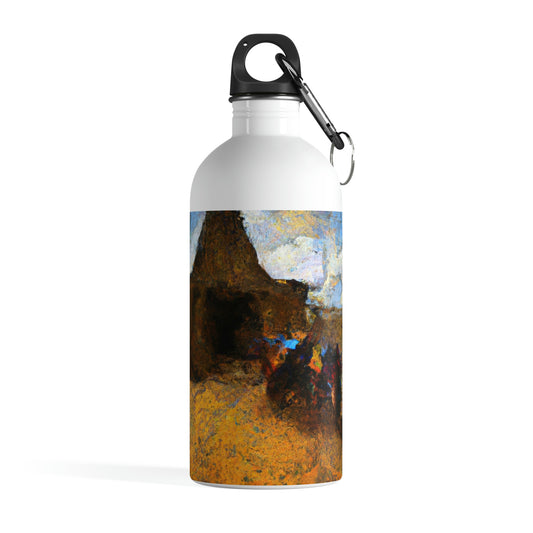 "Dusty Pilgrims at the Forgotten Shrine" - The Alien Stainless Steel Water Bottle