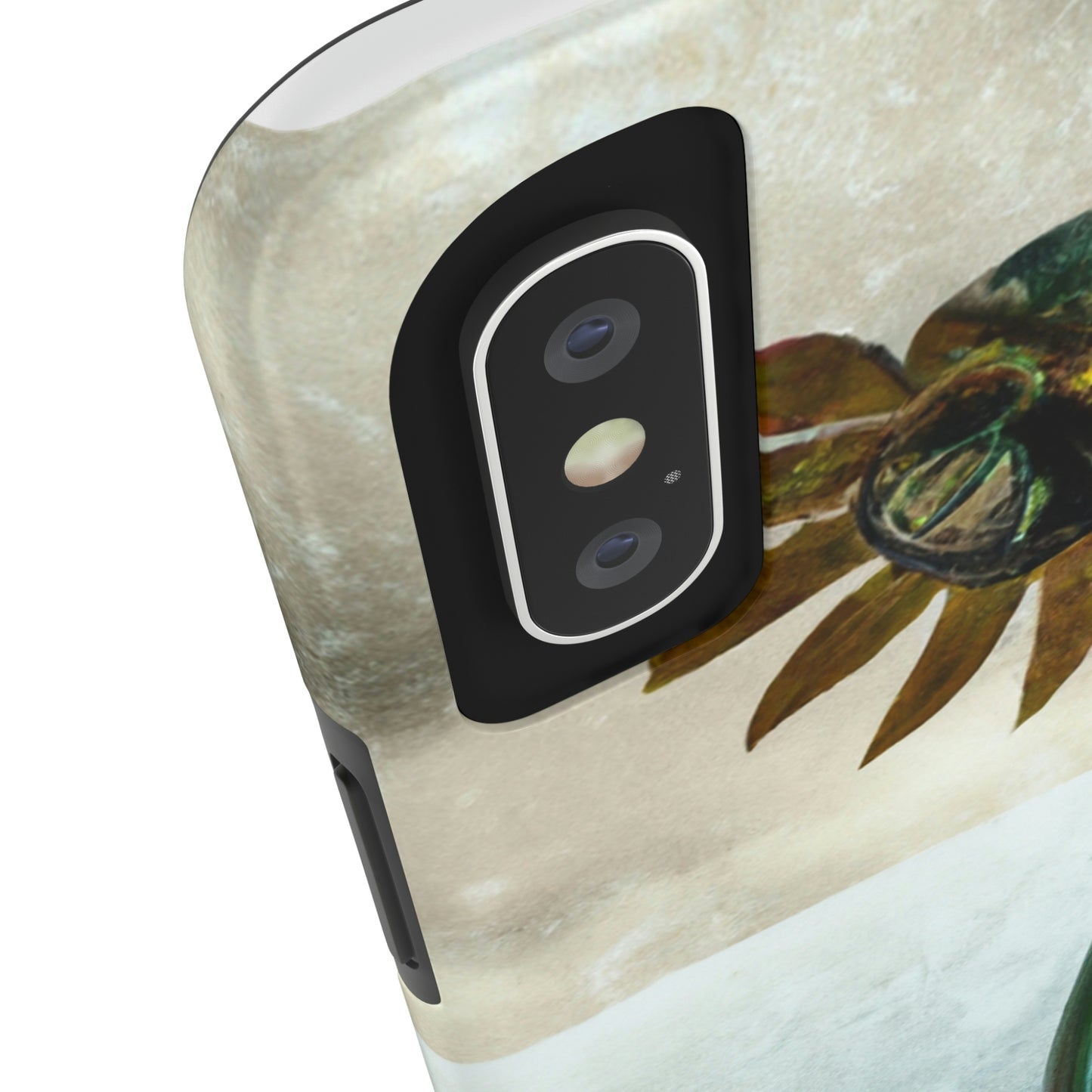 "Fighting the Frost: A Flower's Story" - Die Alien Tough Phone Cases