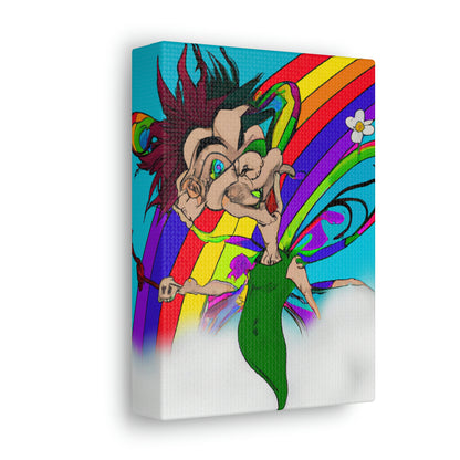 Rainbow Mischief Fairy - Die Alien-Canva