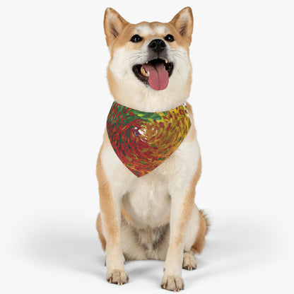 "Autumnal Whirl" - Das Alien Pet Bandana Halsband