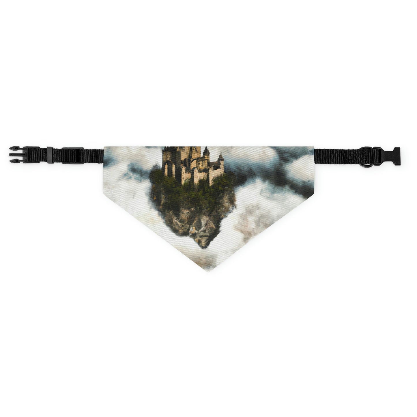 Mystic Castle in the Sky - The Alien Pet Bandana Collar