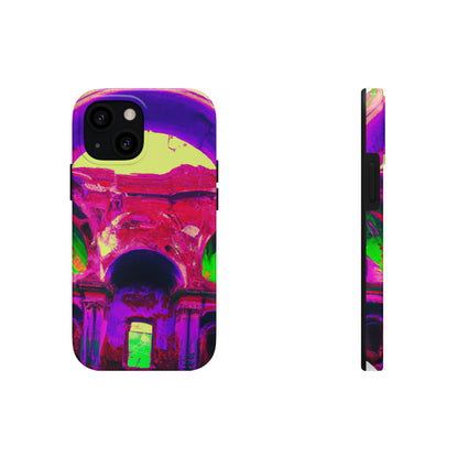 Mystical Madness: Crazy Colors in the Forgotten Cathedral - The Alien Tough Phone Cases